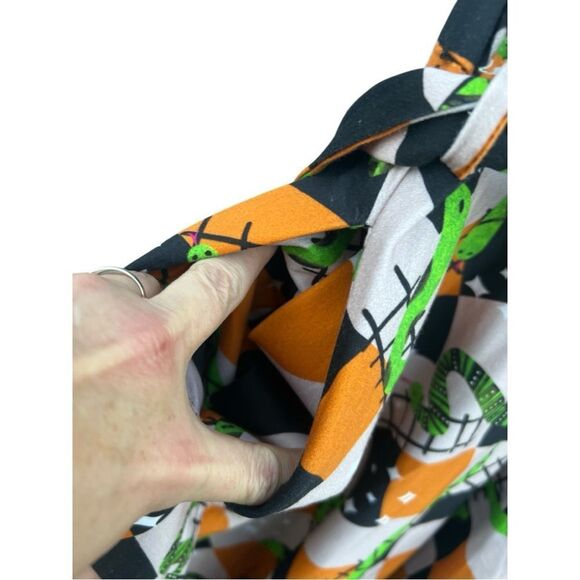 Miss Lulo JANI" SNAKE AND LADDER dress size meduim Beetle Juice Pin Up‎ Retro - Picture 4 of 5